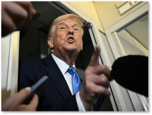 Donald Trump, Air Force One, Press Corps, President, Commander in Chief