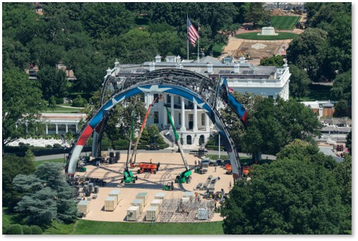 UFC Arena, White House Lawn, Woman POTUS