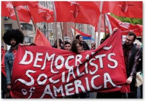 Democratic Socialists of America, demonstration, marchers