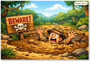 Quicksand, Beware, catfishing, marketing, AI Agent